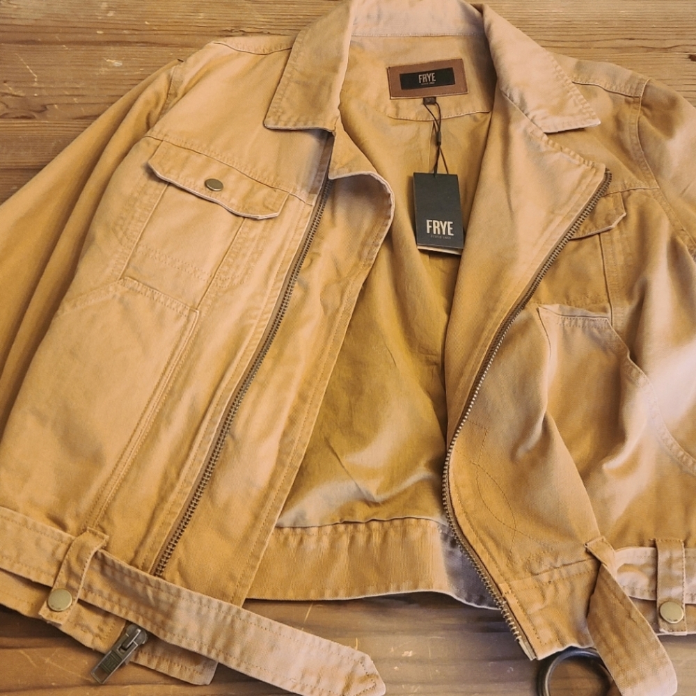 Frye men's denim jacket xl